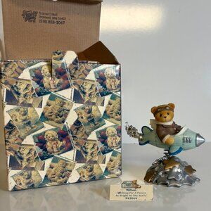 Cherished Teddies Milton Figurine 542644 Boy on Rocket Ship Millennium Event
